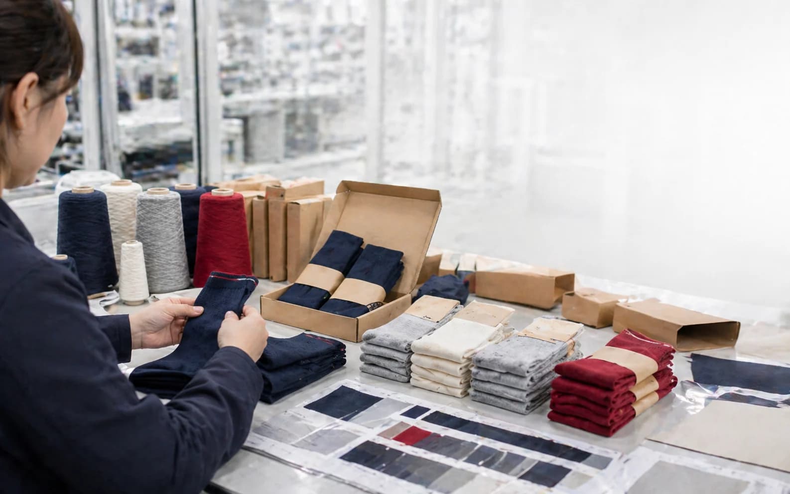 Workflow planning cards illustrating production stages